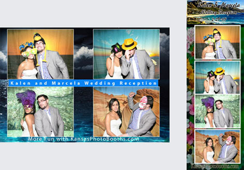 Facebook and Photo Booth Strip Green Screen Example